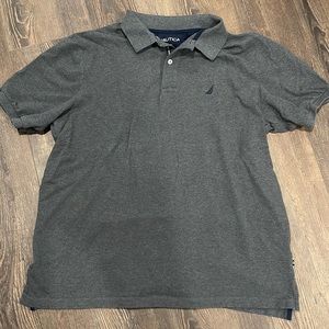 Nautica gray polo top